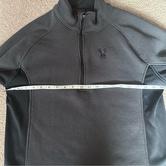 Spyder Men’s Quarter Zip Ski Tech Sweater-M - Picture 4 of 5